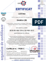 ISO 9001 2015 CERTIND