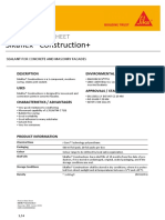 Sikaflex® Construction+: Product Data Sheet