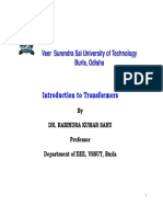 Introduction To Transformers: Veer Surendra Sai University of Technology Burla, Odisha