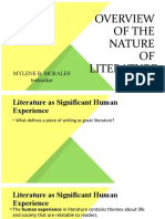 Overview of The Nature of Literature