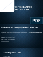 Microprogrammed Control Unit: Presented By: - Akshat Gupta 35225502019 BCA - 203