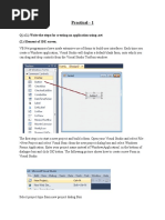 Practical - 1: (2.) Element of IDE Screen