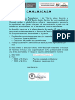 Comunicado Docent5ta SGE