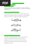 Strength of Materials Shear & Moment in Beams