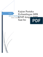 #4 Kajian Pustaka Perbandingan Peran DPR KNIP Dengan DPR Saat Ini