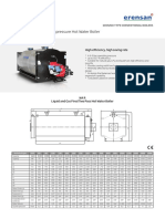 Liquid and Gas Fired, Backpressure Hot Water Boiler: High Efficiency, High Saving Rate