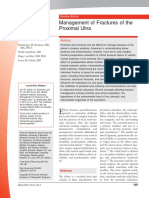 Management of Fractures of The Proximal Ulna
