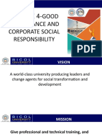 Ba Core 4-: Good Governance and Corporate Social Responsibility