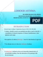 Childhood Asthma Diagnosis and Treatment