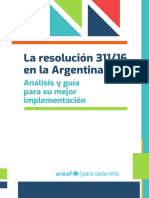 La resolución 311-16 en la Argentina