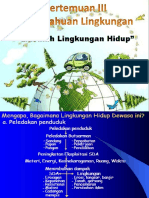 Materi III Pengetahuan Lingkungan