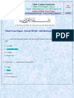 Final-Term Papers Solved MCQS with Reference (1 to 45 lectures