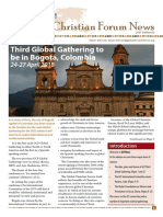 Christian Forum News Global: Third Global Gathering To Be in Bogotá, Colombia