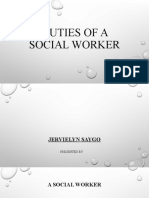 Duties of A Social Worker
