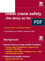 Tower Crane Safety: - The Story So Far