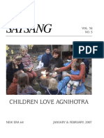 Satsang: Children Love Agnihotra