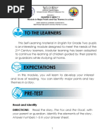 Read and Identify DIRECTIONS: Read The Story, The Fox and The Goat, With