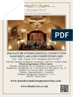 15th Danube International Conducting Masterclass and Competition