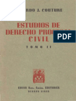 Estudios de Derecho Procesal Civil - Tomo II - Eduardo Couture