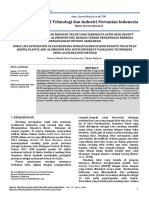 Jurnal Teknologi Dan Industri Pertanian Indonesia: Polyetilen (Hdpe) Dan Aluminium Foil Dengan Teknik Pengemasan Berbeda