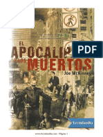 El Apocalipsis de Los Muertos Joe McKinney