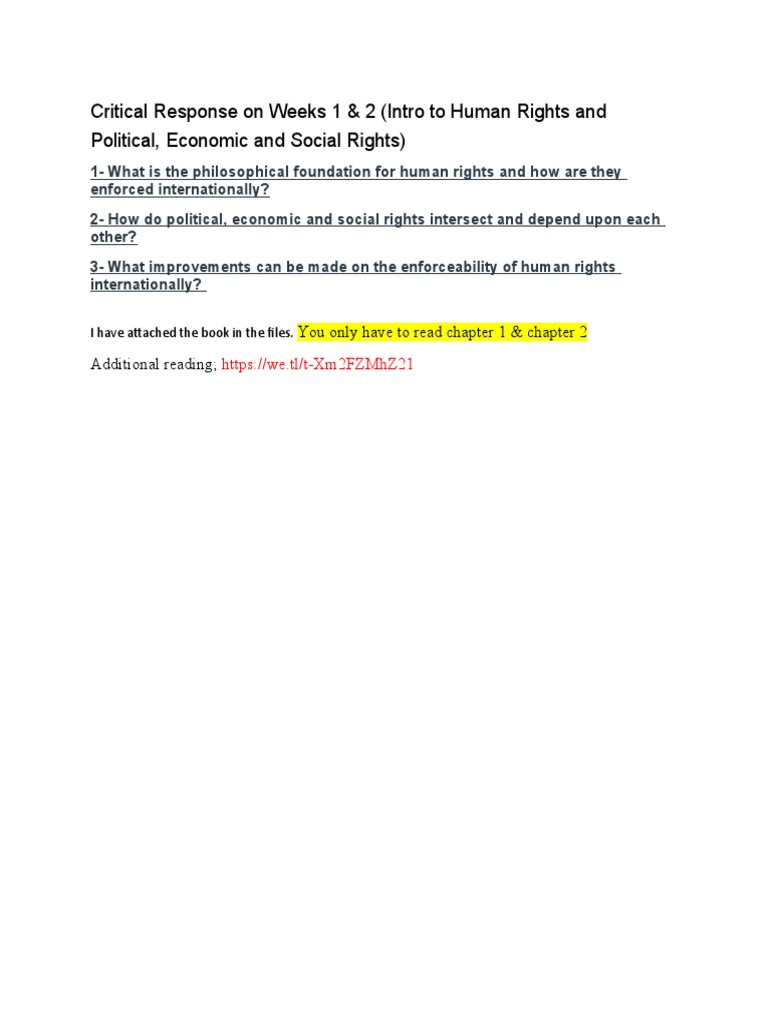 Instructions Critical Response | PDF | Science & Mathematics