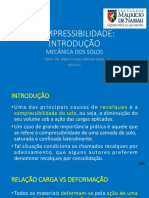 Compressibilidade dos solos