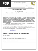 prova de arte historia e religião