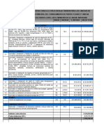 Presupuesto Iluminacion Cancha