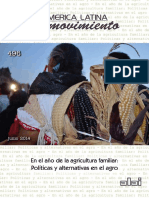 El Ano de La Agricultura Campesina