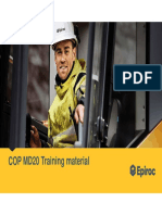 COP MD20 Training Material Epiroc