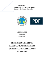 Resume Prespektif Anak Tunarungu - Afrinayanti - 20003002-T6