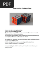 Download How to Solve the Latch Cube by mojohand SN52148673 doc pdf