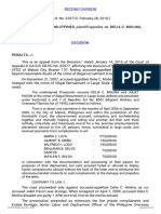 Plaintiff-Appellee Vs Vs Accused-Appellant: Second Division