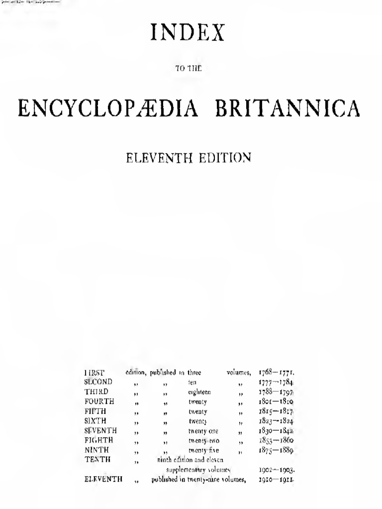 Vol29 Index-List of Contributors PDF Encyclopedias Encyclopædia Britannica Eleventh Edition