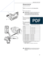 Measurements: 1 NOTE! Turn The Starter Key To The Stop Position