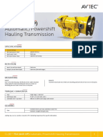 CL (B) T 754 (445 HP) Automatic/Powershift Hauling Transmission