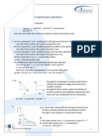 HL Answers To Rate Expression Questions: © DR Geoffrey Neuss, Inthinking