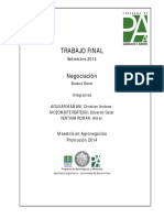 Trabajo de Negociacion - Uba - Agronegocios 2014