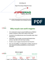 Hypromag LTD Hydrogen Processing of Magnetic Scrap