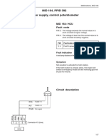 MID 164, PPID 392 Power Supply, Control Potentiometer: MID 164: HCU Fault Code