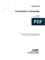 Report On Post-Quantum Cryptography: NISTIR 8105