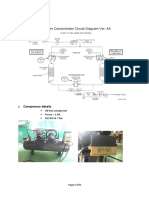 Pneumatic Circuit: 2. - Oil Free Compressor - Power 1 HP, - 56 LPM at 7 Bar