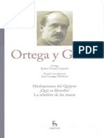 Gredos - Oretega y Gasset