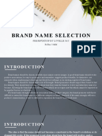 Brand Management Report - Lovelle Jao