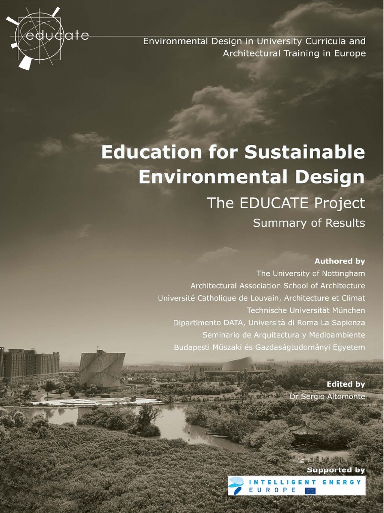 Educate Education For Sustainable Environmental Design | PDF | Academic ...