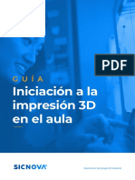 Sicnova Educacion Guia Impresion 3d en El Aula