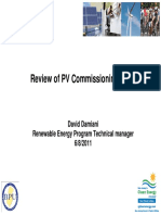 PV Commissioning Form