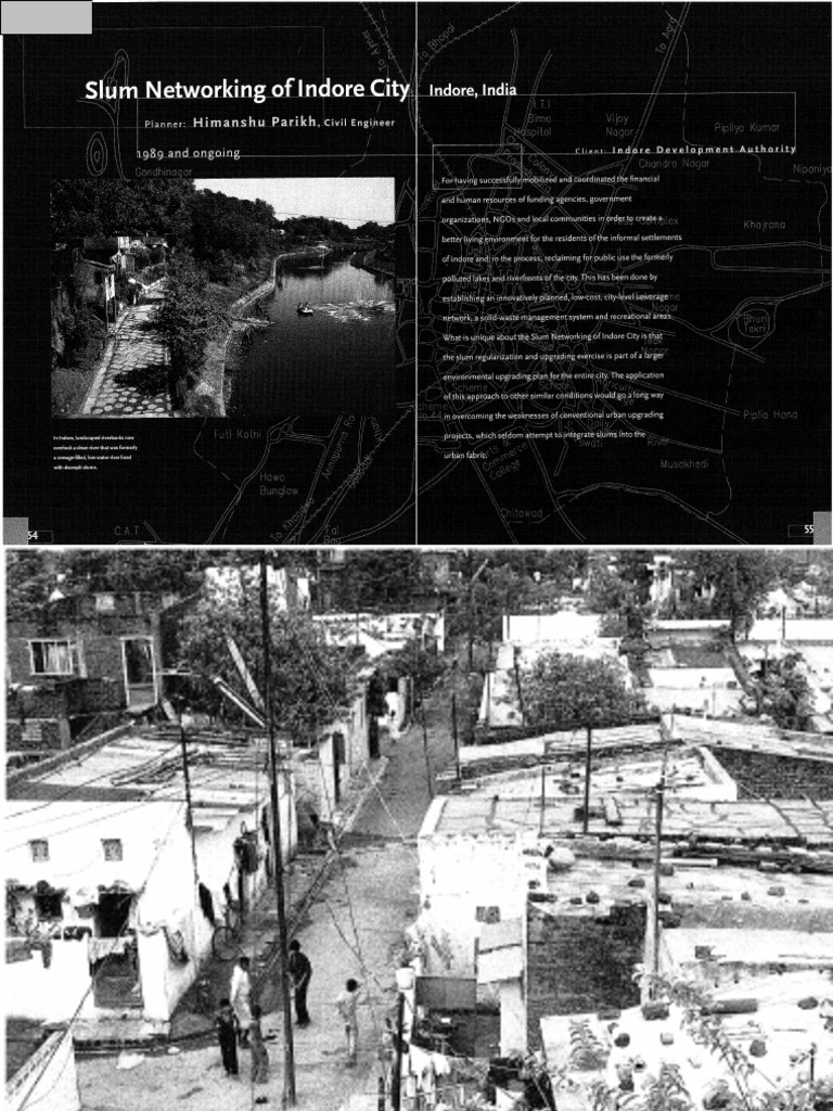1989 Slum Networking in Indore City | PDF