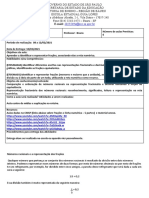 Roteiro 1 - Matemática 6 B - 8 A 12 de Fevereiro